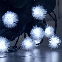PS076 - Solar 30LED Snowflake Garden String Light 